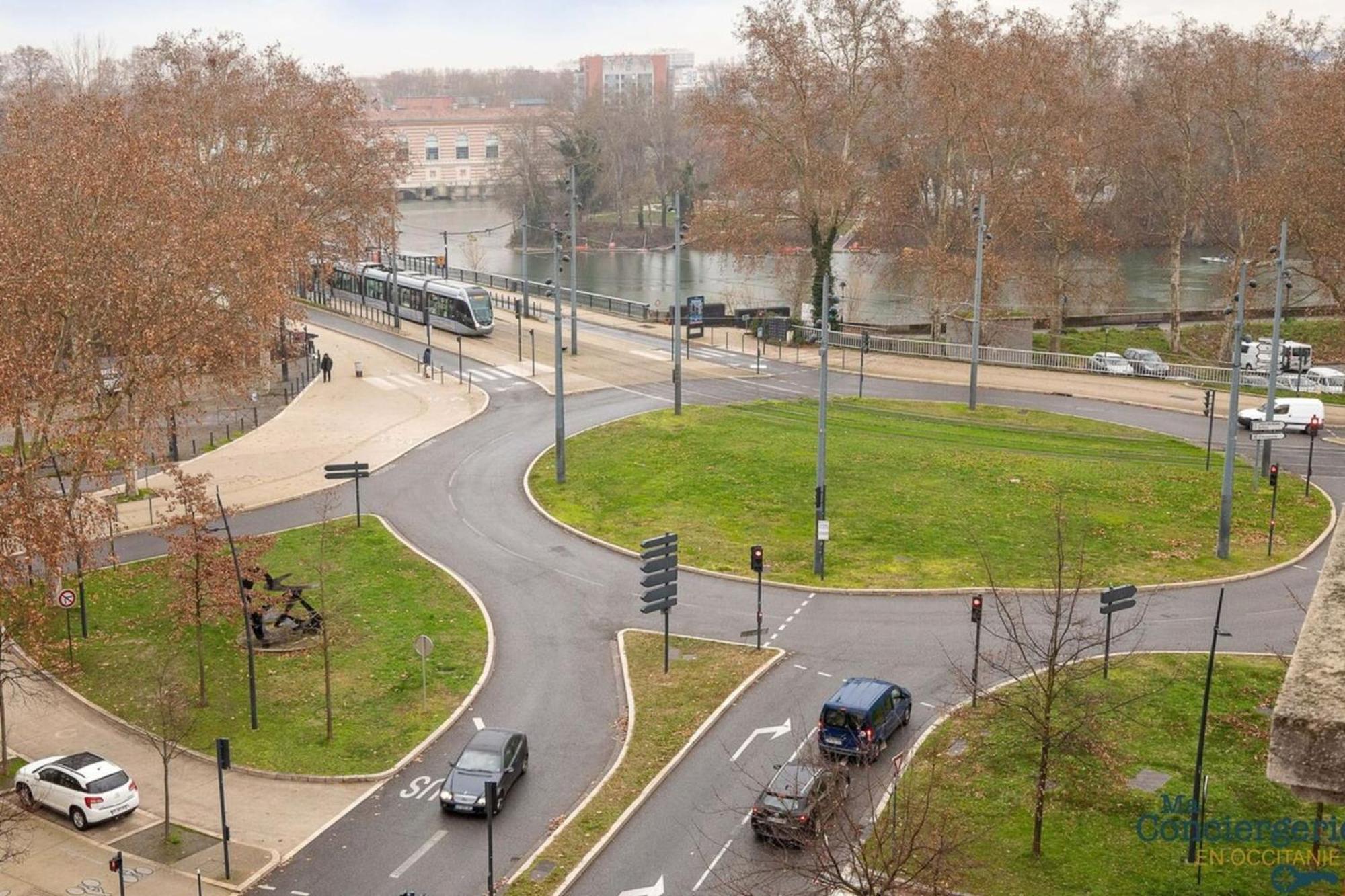 圖盧茲Fac 5 Trammetro Vue Garonne Parking公寓 外观 照片